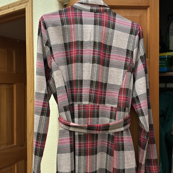 Torrid Belted Plaid Coat (size 1) - Picture 4 of 5